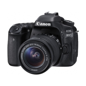 Digital DSLR Camera Canon EOS 80D with 18-55mm Lens