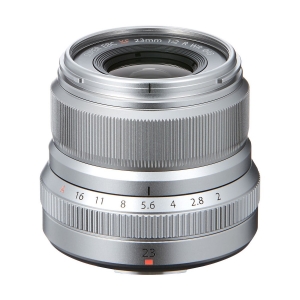 FUJIFILM FUJINON XF 23mm f/2 R WR Lens Silver