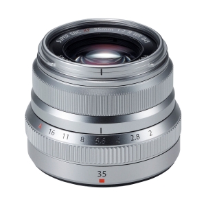 FUJIFILM FUJINON XF 35mm f/2 R WR Lens Silver