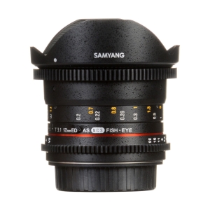 Samyang 12mm T3.1 VDSLR Cine Fisheye Lens for Nikon F