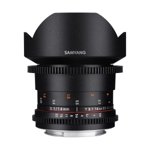 Samyang 14mm T3.1 VDSLRII Cine Lens for Nikon F