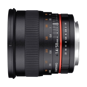Samyang 50mm f/1.4 AS UMC Lens for Nikon F