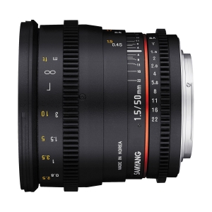 Samyang 50mm T1.5 VDSLR AS UMC Lens for Nikon F