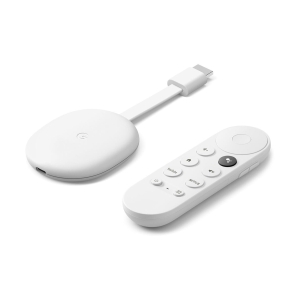 Google Chromecast + Google TV HD Snow