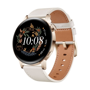 Huawei Watch GT3 Elegant Leather 42mm Gold White