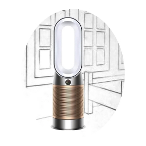 Dyson Purifier Hot+Cool Formaldehyde HP09 White Gold