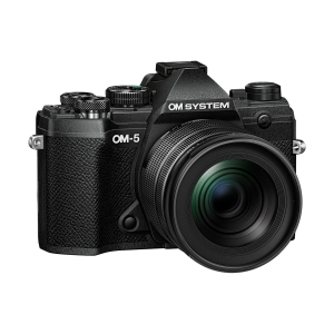 Digital Mirrorless Camera OM SYSTEM OM-5 with 12-45mm f/4 PRO Lens Black