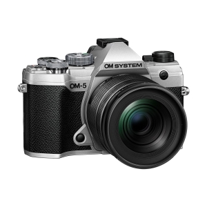 Digital Mirrorless Camera OM SYSTEM OM-5 with 12-45mm f/4 PRO Lens Silver