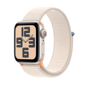 Apple Watch SE2 (2023) V2 GPS 40mm Starlight Aluminium Case with Sport Loop Starlight