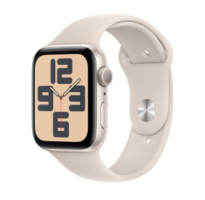 Apple Watch SE2 (2023) V2 GPS 44mm Starlight Aluminium Case with Sport Band M/L Starlight