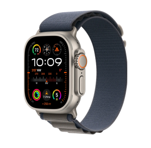 Apple Watch Ultra 2 LTE 49mm Titanium Case with Trail Loop M/L Blue/Black