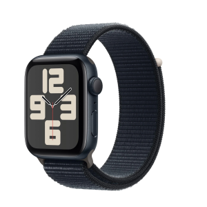 Apple Watch SE (2023) GPS 44mm Midnight Aluminium Case with Sport Loop Midnight