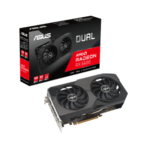 ASUS Dual AMD Radeon RX 6600 V2 8GB GDDR6