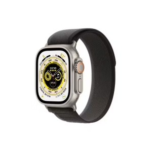 Apple Watch Ultra GPS + Cellular 49mm Titanium Case with Trail Loop M/L Black Grey