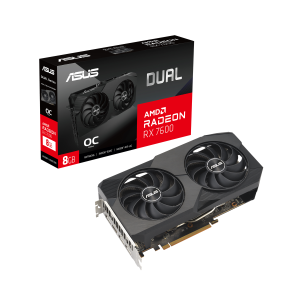ASUS Dual AMD Radeon RX 7600 OC 8GB GDDR6