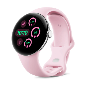 Google Pixel Watch 3 WiFi 41mm Silver (Pink Armband)