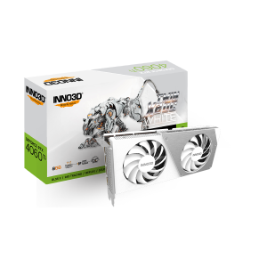 Inno3D NVIDIA GeForce RTX 4060 Ti Twin X2 WHITE OC 8GB GDDR6