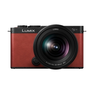 Digital Mirrorless Camera Panasonic Lumix S9 with S 20-60mm f/3.5-5.6 Lens Red
