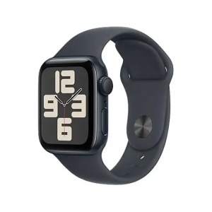 Apple Watch SE 2024 40mm Midnight Aluminum Case with Sport Band Midnight S/M