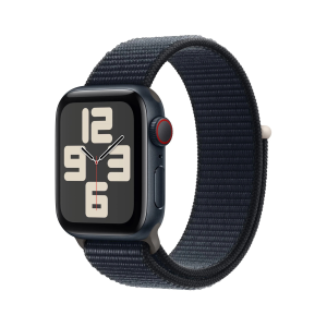 Apple Watch SE 2024 4G 40mm Black Aluminum Case with Sport Loop Black