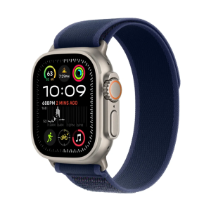 Apple Watch Ultra 2 LTE 49mm Titanium Case with Trail Loop S/M Blue