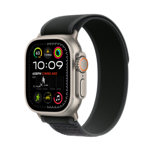 Apple Watch Ultra 2 Natural LTE 49mm Titanium Case with Trail Loop M/L Black