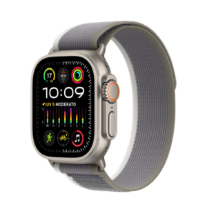 Apple Watch Ultra 2 LTE 49mm Titanium Case with Trail Loop M/L Green/Grey