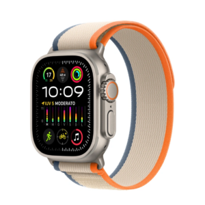 Apple Watch Ultra 2 LTE 49mm Titanium Case with Trail Loop S/M Orange/Beige