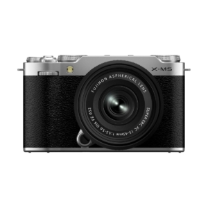 Digital Mirrorless Camera FUJIFILM X-M5 with XC 15-45mm f/3.5-5.6 Lens Silver