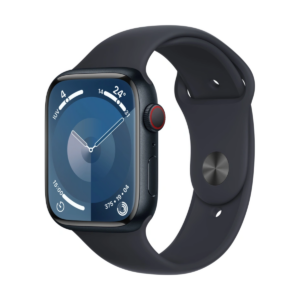 Apple Watch Series 9 GPS 45mm Midnight Aluminium Case with Sport Band Black M/L