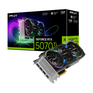 PNY NVIDIA GeForce RTX 5070 Ti ARGB EPIC-X RGB Triple Fan 16GB GDDR7