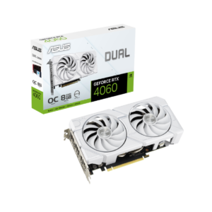 ASUS Dual NVIDIA GeForce RTX 4060 EVO WHITE OC 8GB GDDR6