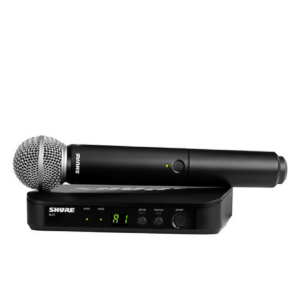 Shure BLX24E/PG58-H8E Wireless Vocal System with PG58 Microphone Black