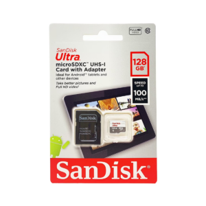 SanDisk 128GB Ultra UHS-I microSDXC Memory Card