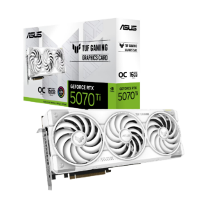 ASUS TUF Gaming NVIDIA GeForce RTX 5070 Ti White OC Edition 16GB GDDR7