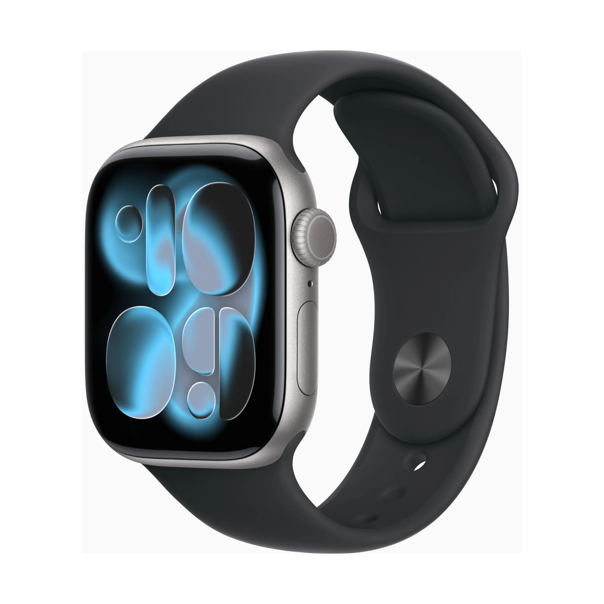 Apple Watch Series 11 (2025) GPS 42mm Space Grey Aluminium Case with Sport Band S/M Black