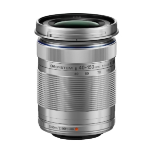 OM SYSTEM M.Zuiko Digital ED 40-150mm f/4-5.6 R Lens Silver