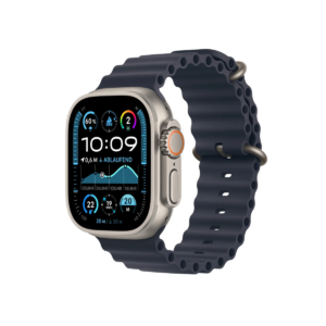 Apple Watch Ultra 2 LTE 49mm Natural Titanium Case with with Ocean Band Navy