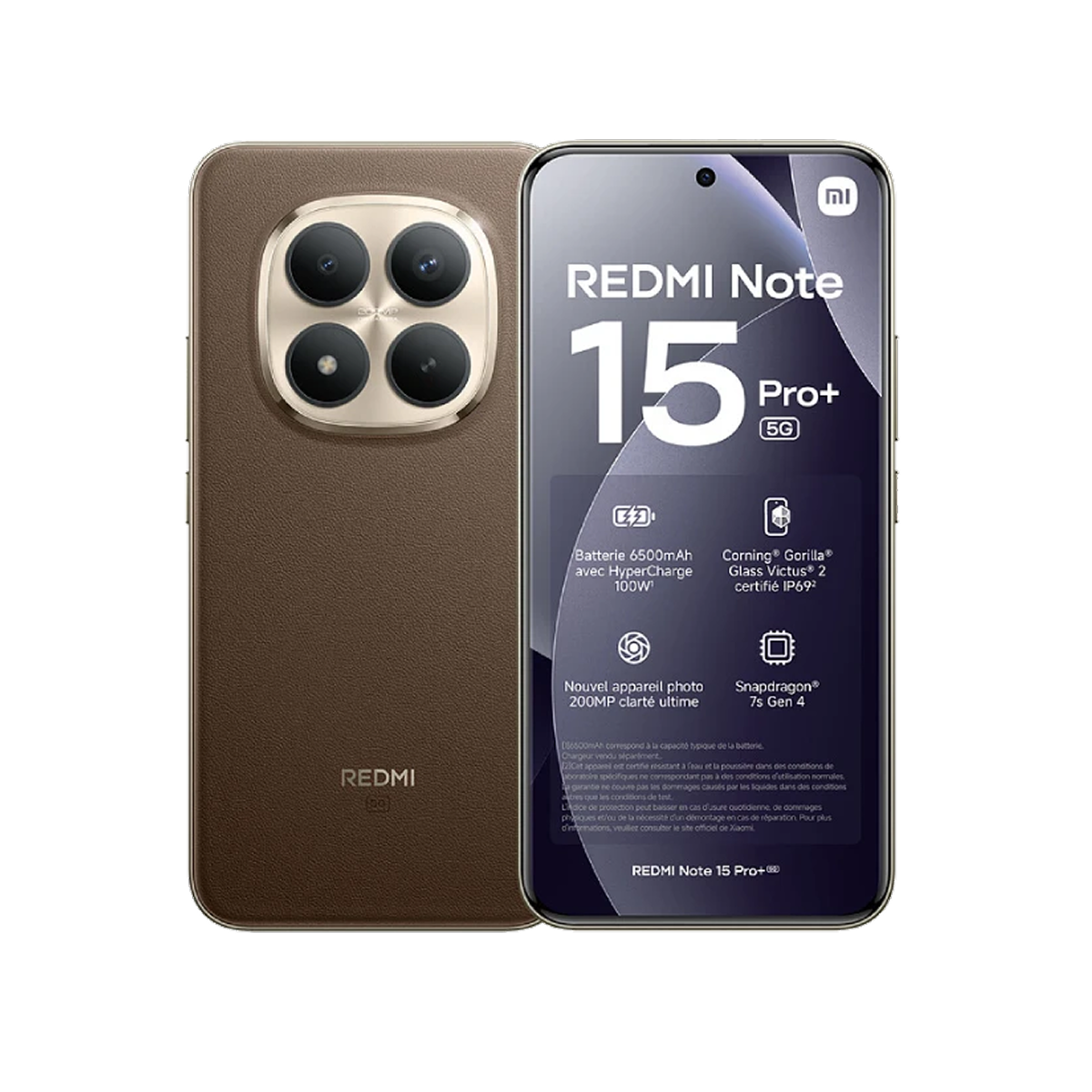 Xiaomi Redmi Note 15 Pro+ 5G Dual Sim 8GB RAM 256GB Mocha Brown