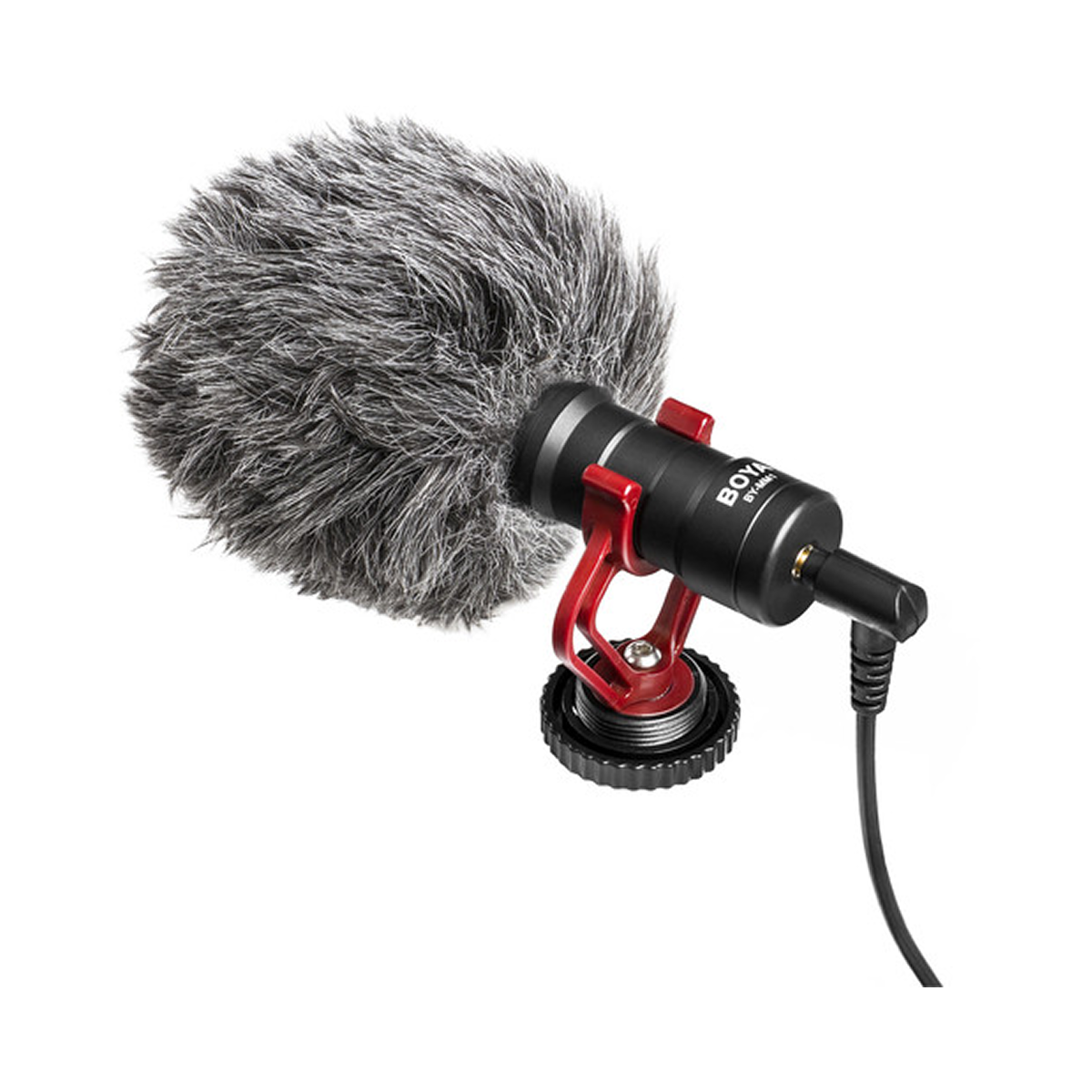 BOYA Microphone Wired, Cardioid, Mini No battery required (3.5mm trs/trrs connector) Black