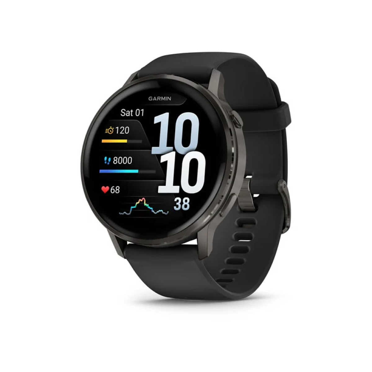 Garmin Venu 4 45mm Smart Watch Slate Black