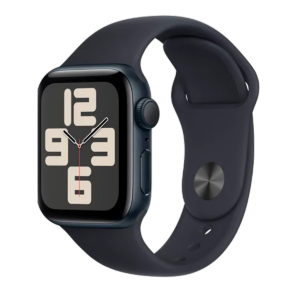 Apple Watch SE 2023 4G 40mm Black (Black Silicone Strap M/L)