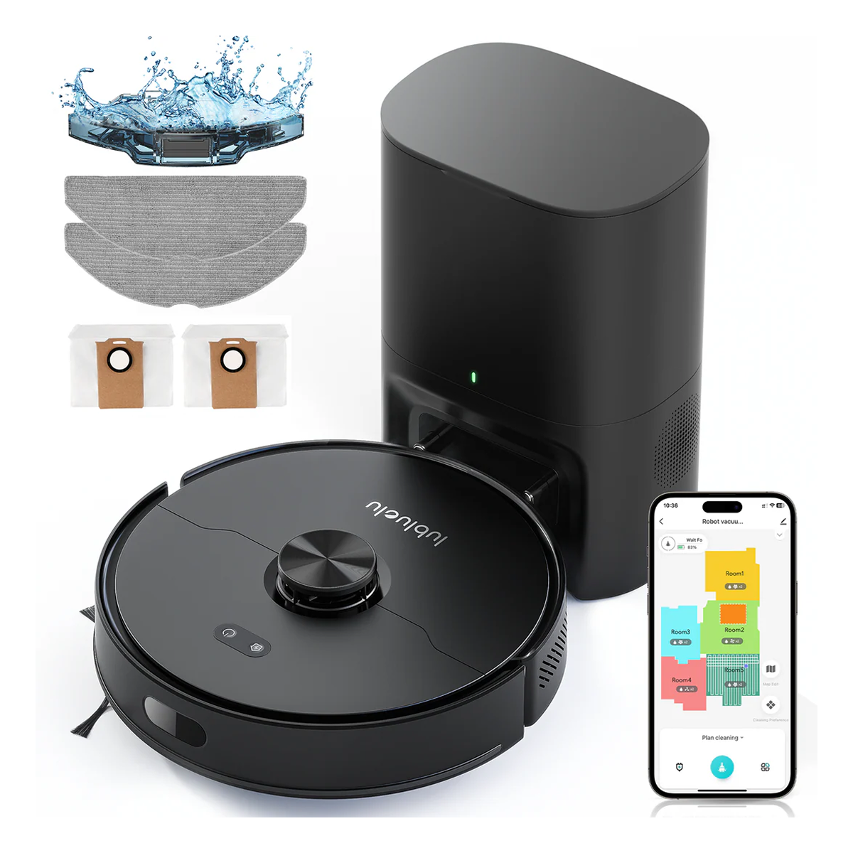 Lubluelu L15 Max Vacuum Cleaner Black