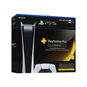 Sony PlayStation 5 (PS5) Digital Edition 825GB + Playstation Premium 24 Months White