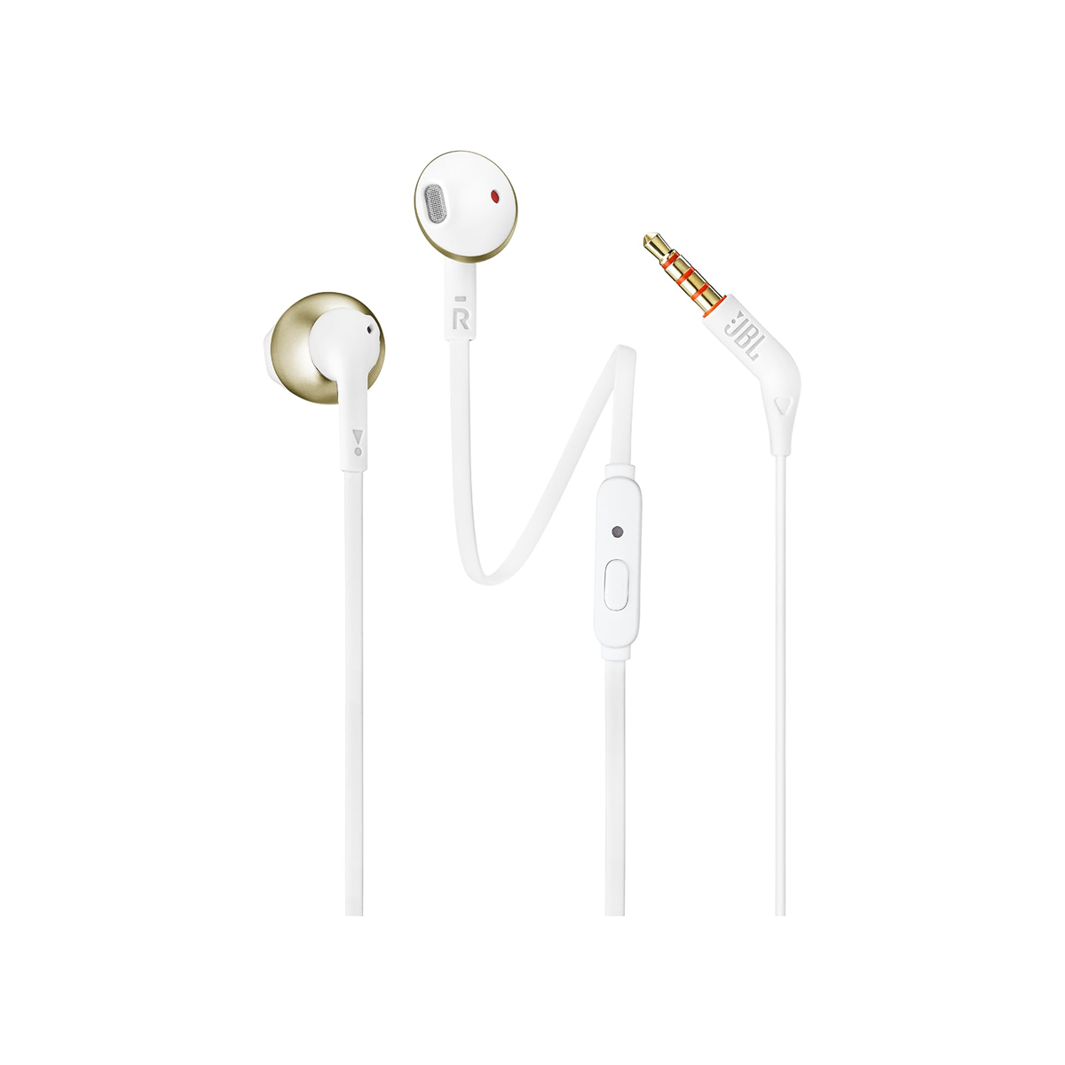 JBL Tune 205 In-Ear Wired Headphones Gold
