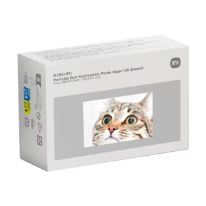 Xiaomi Mi Portable Dye-Sublimation Photo Paper (2x3", 20-sheets)