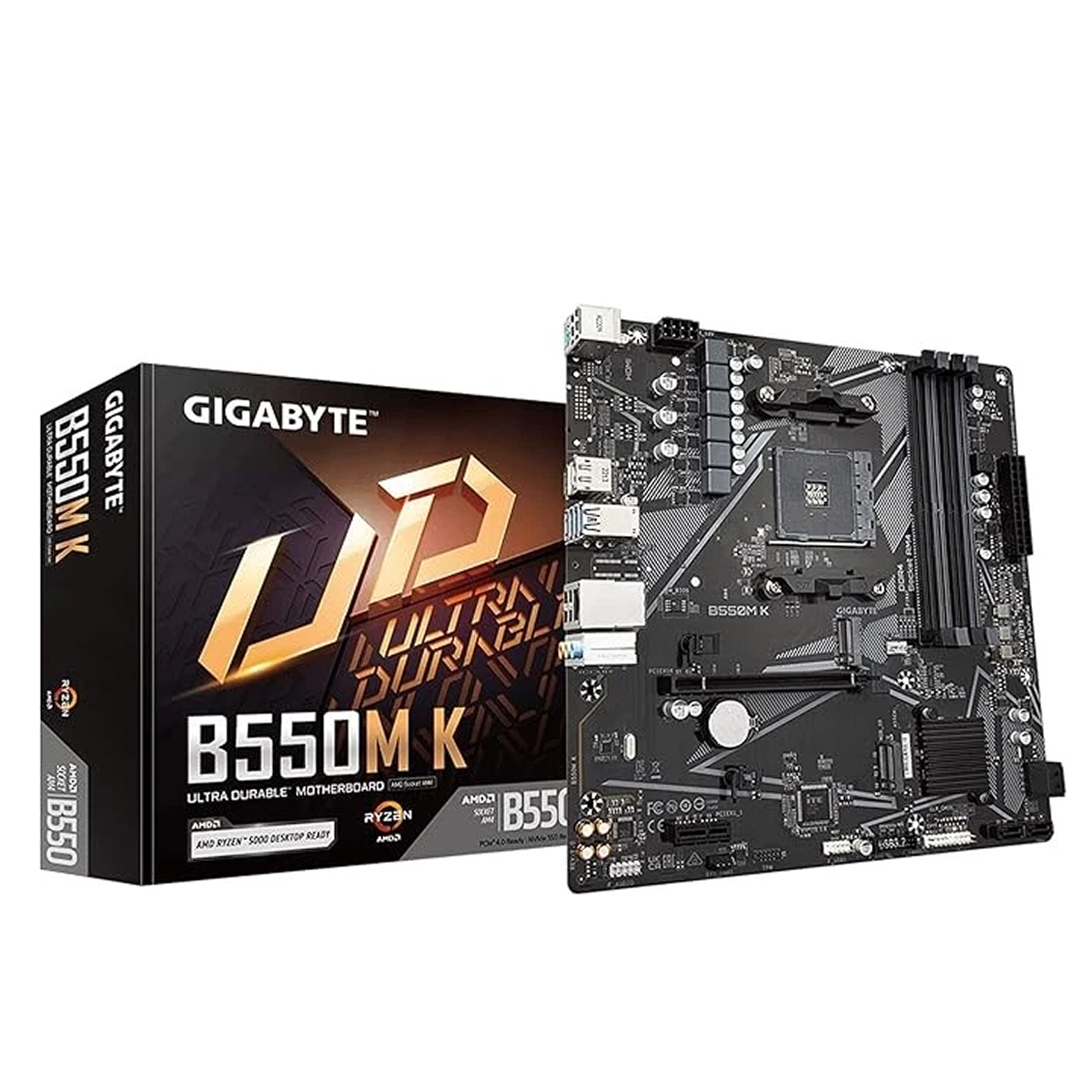 Computer GIGABYTE B550M K AM4 64GB DDR4 2xM.2