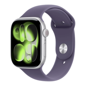 Apple Watch Series 11 46mm 5G Silver (Purple Rubber Strap S-M)