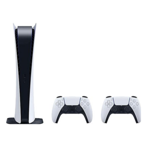 Sony PlayStation 5 Digital Edition 825GB with 2 Dualsense Controller White
