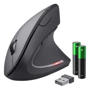 Trust Verto Wireless Vertical Ergonomic Mouse Black